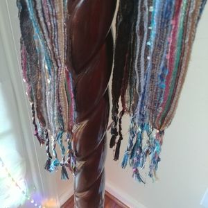 Beautiful, Tibetan, Multi-Colored, Scarf
